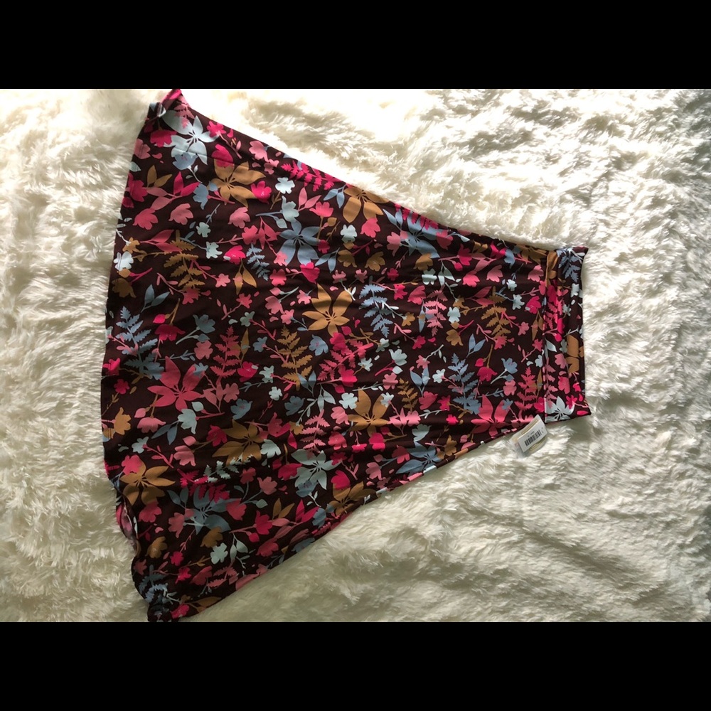 Floral maxi skirt